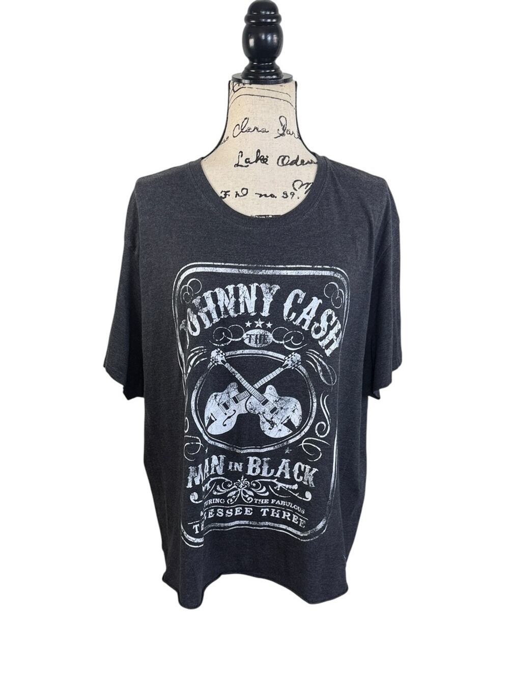 Johnny Cash Graphic Tee - Black size 2XL